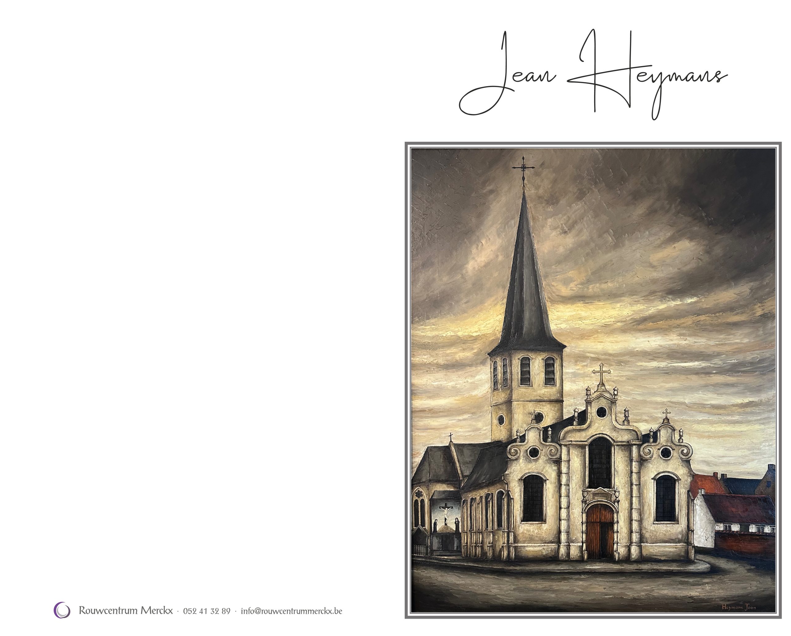 Heymans Jean rouwbrief
